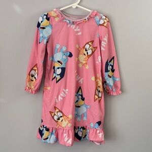 Bluey and Bingo long-sleeve nightgown